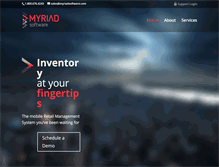 Tablet Screenshot of myriadsoftware.com